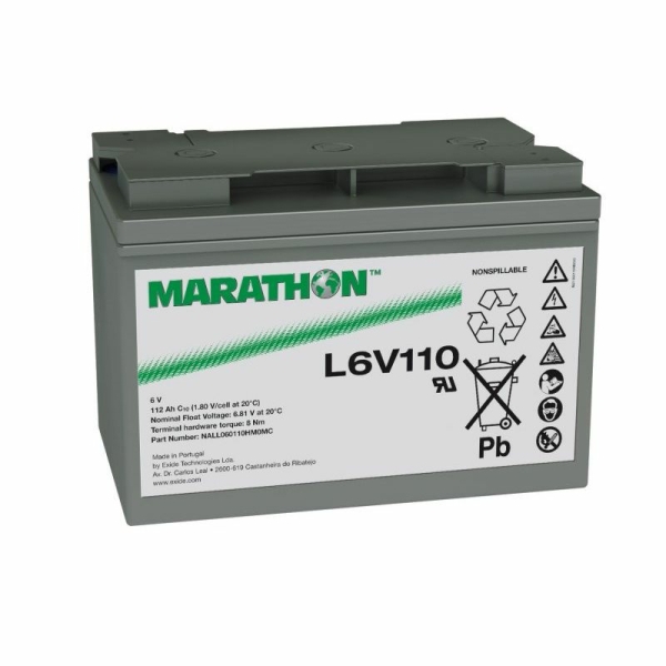 Exide Marathon L6V110 6V 112Ah